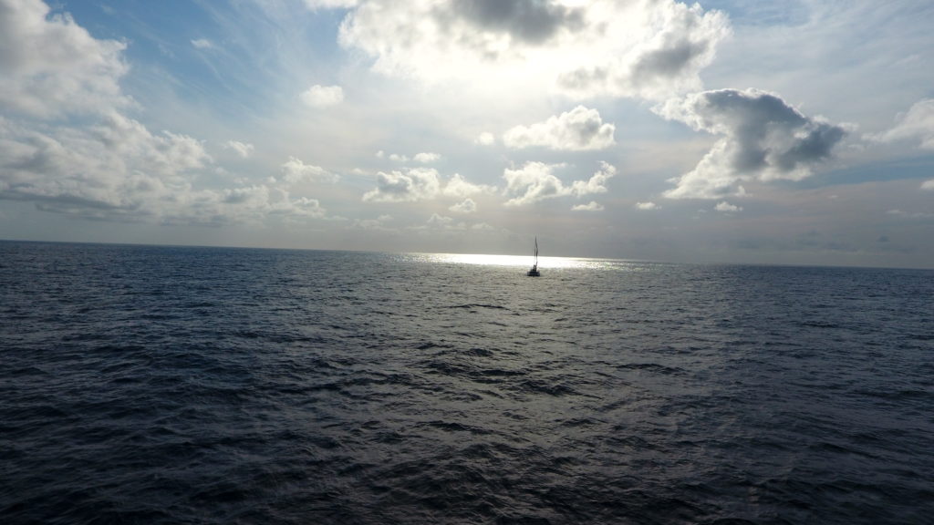 Parasailor in the middle of the Atlantic III