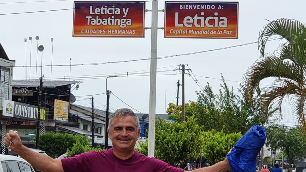 Leticia, the self acclaimed world capital of peace
