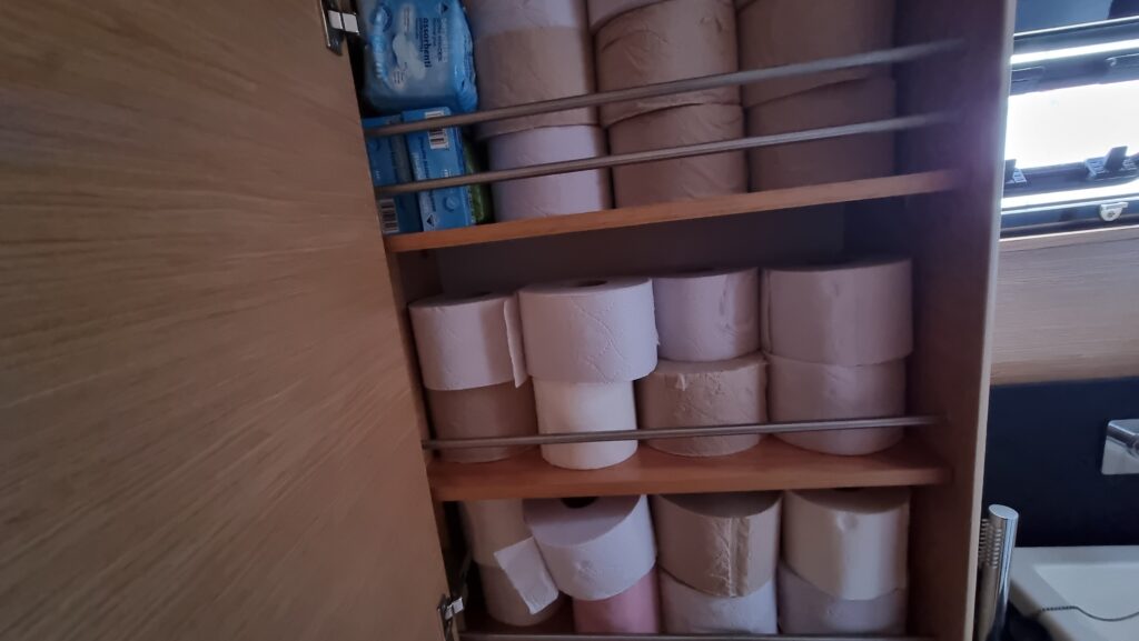 Critical provision done: toilet paper (we ran out of it after two years)