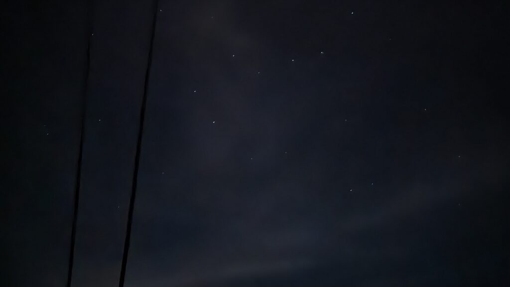 ... and the North Star at the same time. I know it's just science, but it felt like pure magic