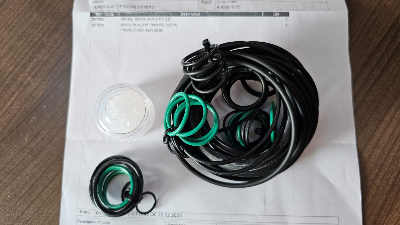 Let's get to work. First is to exchange these 82 o-rings in the watermaker