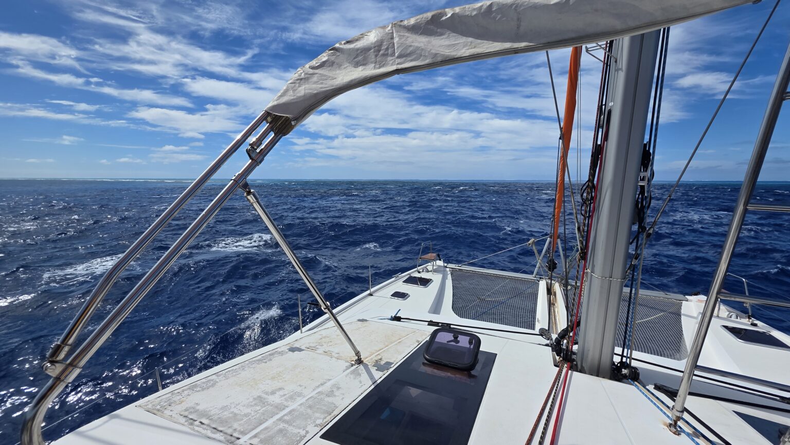 Entering Beveridge Reef