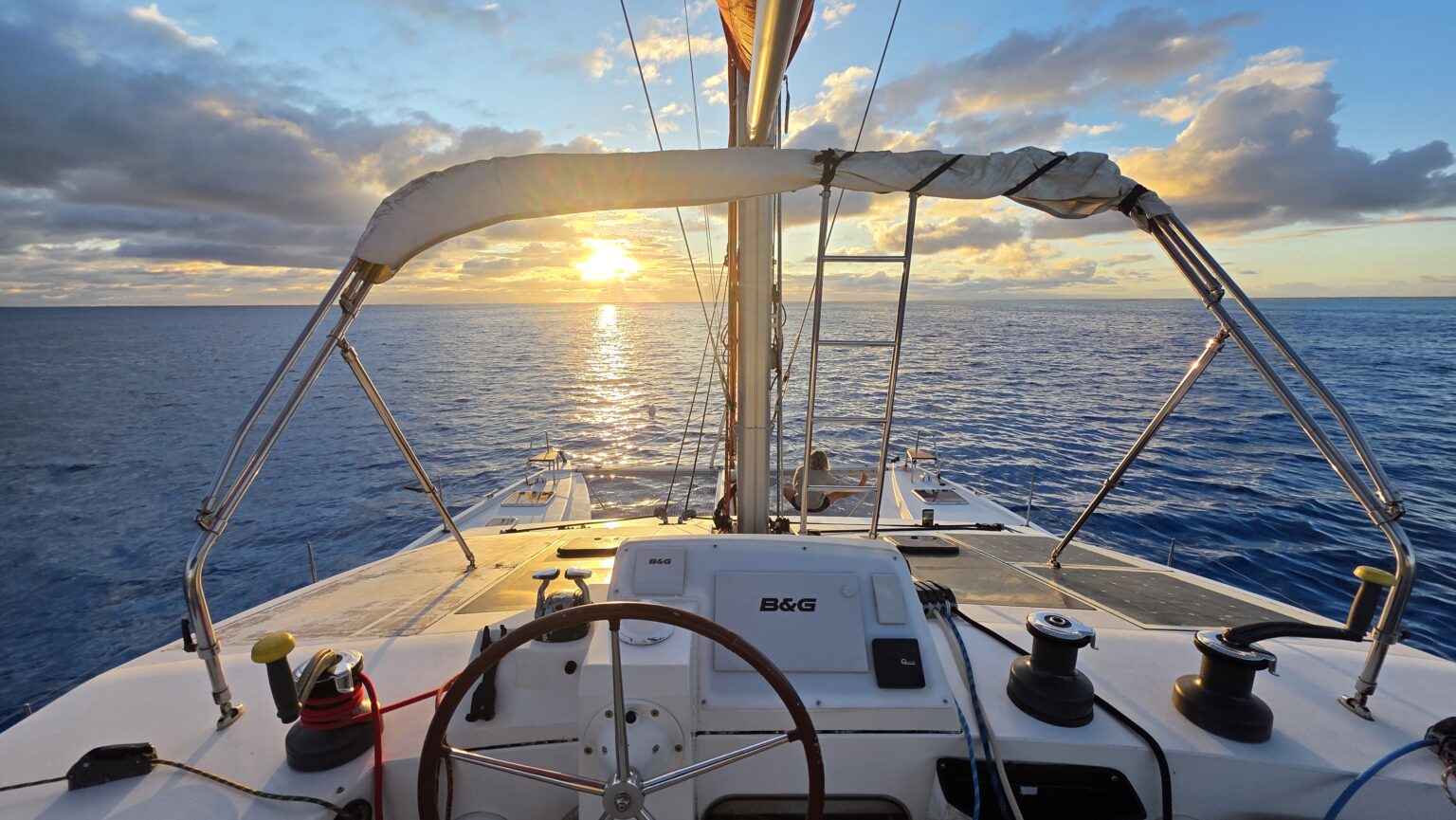 Yes, we are anchoring. And yes, this is not a lake. This is the Pacific Ocean