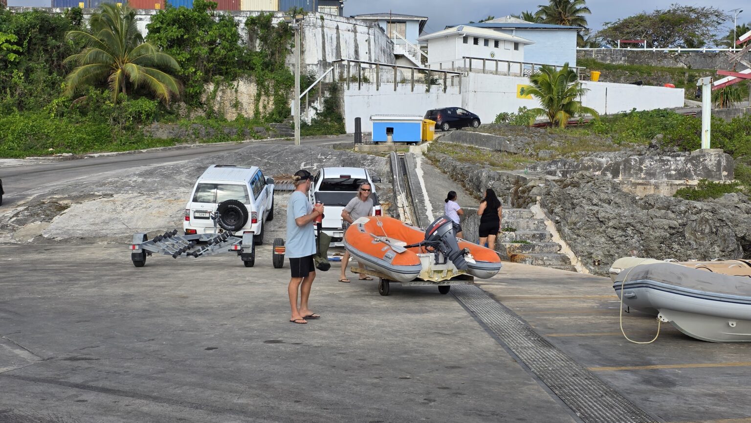 Then you have to park the dinghy