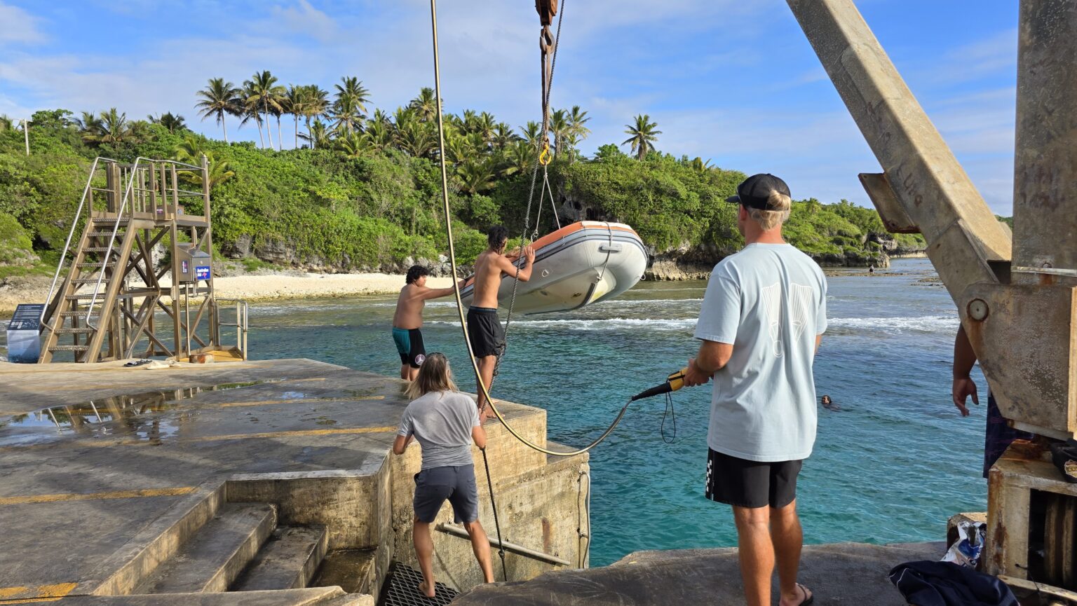 Some locals help us when we did it for the first time
