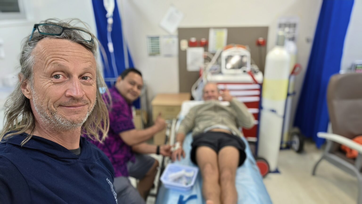 Several trips to the hospital did not really improve our conditions