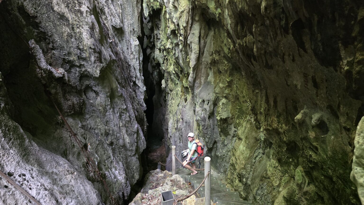 ... going deeper into the rock