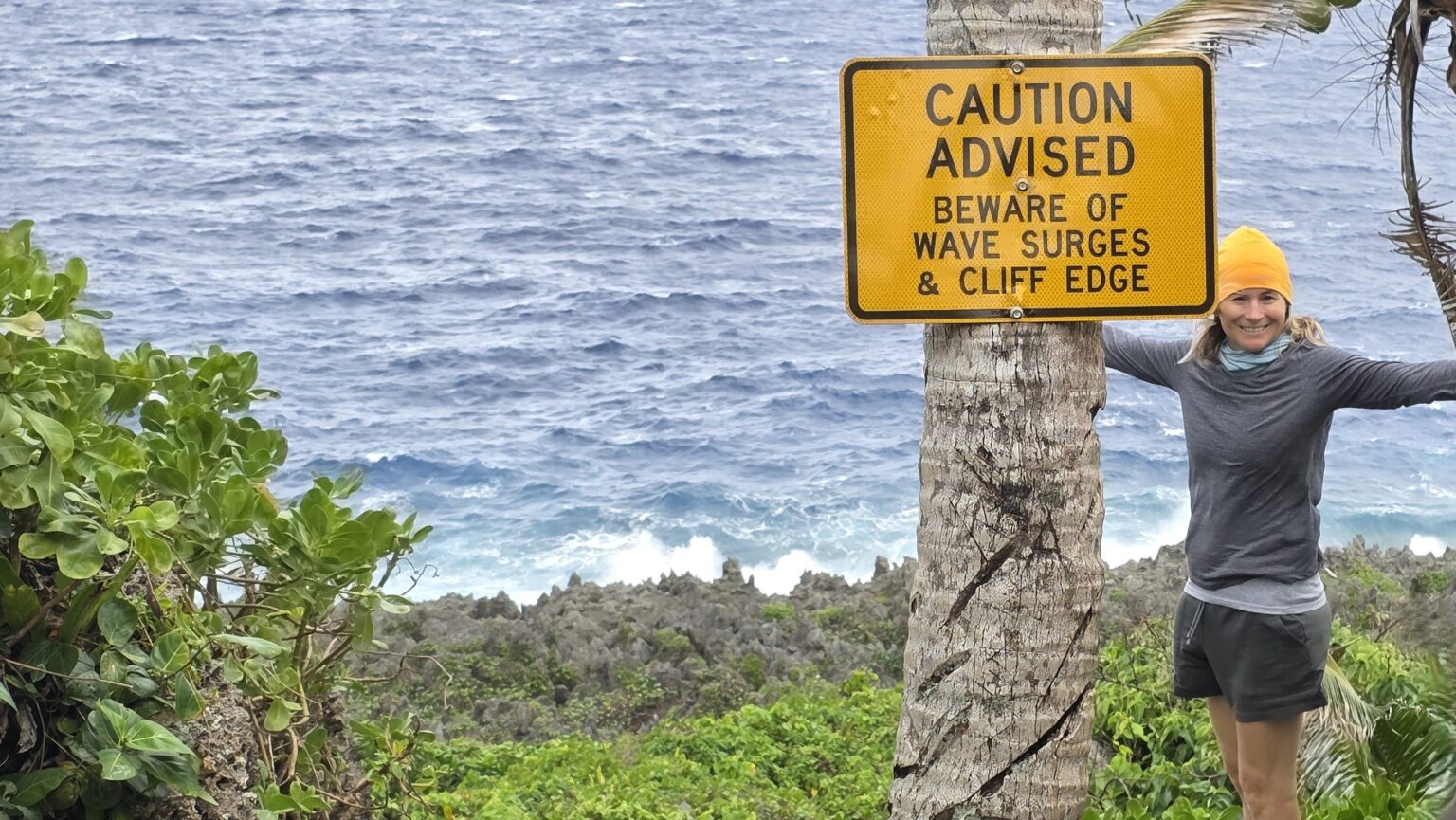 The east side of Niue often is battered by the wind and swell