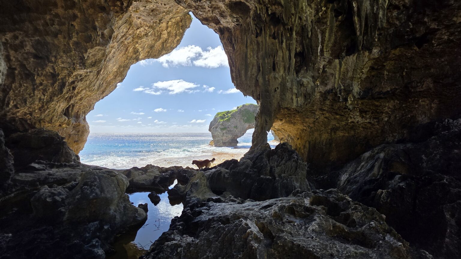 and some nice limestone arches