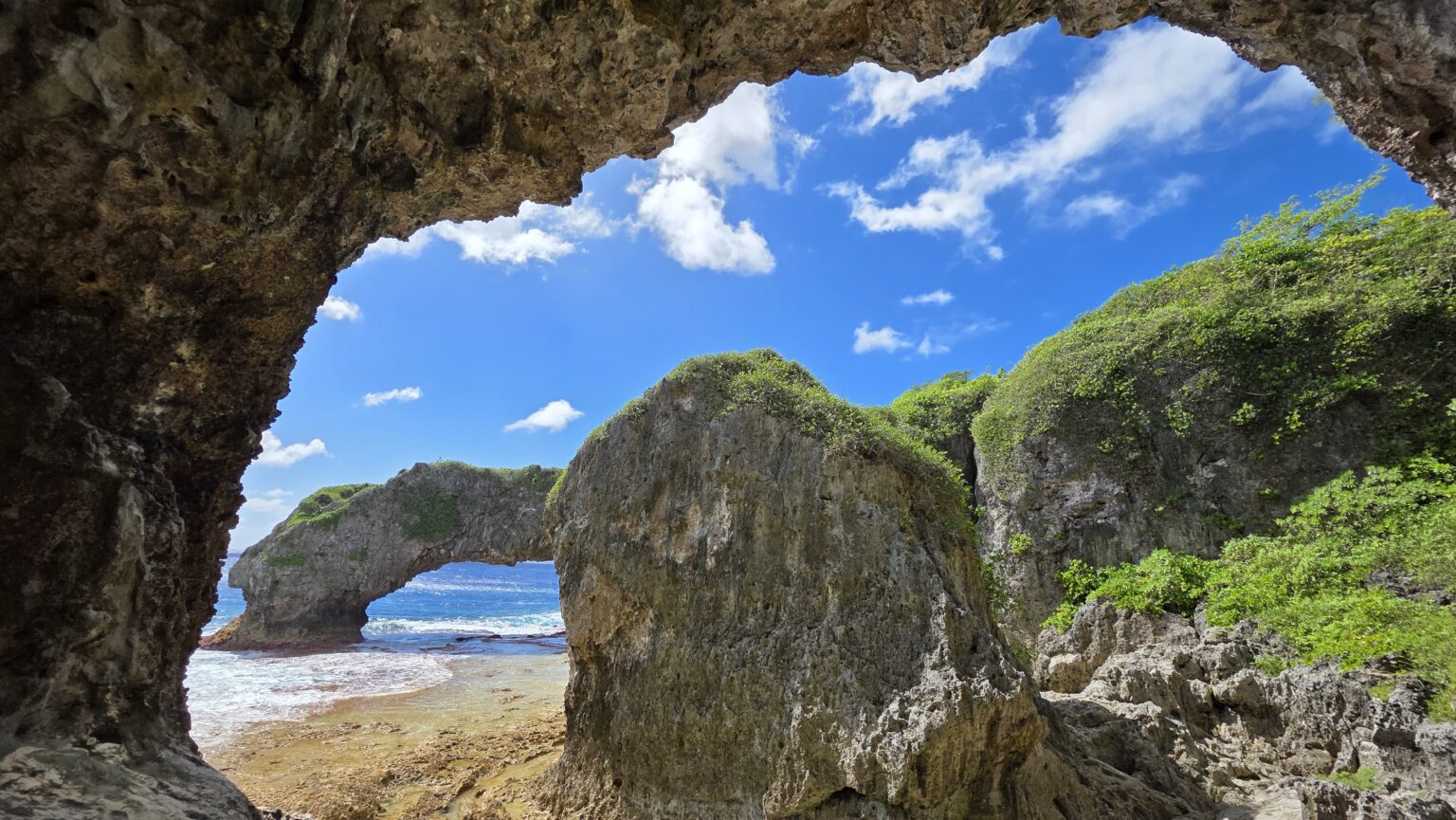 ...and more limestone arches