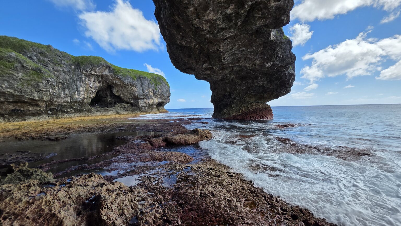 ...more limestone arches' sightseeing