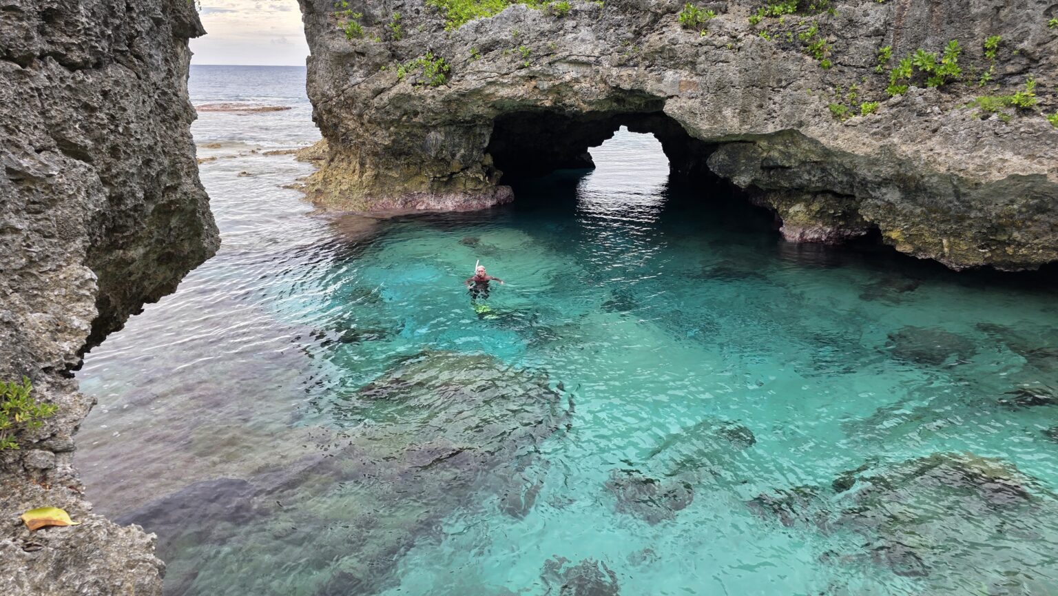 in another nice pool on Niue