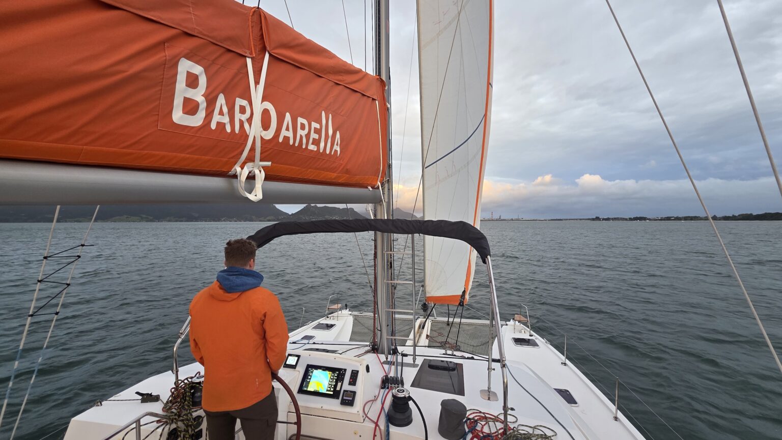 First time Phil steering Barbarella