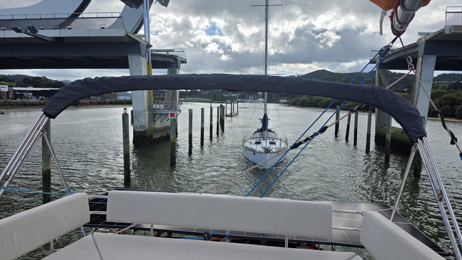 ... that is why we tow it to the next boatyard
