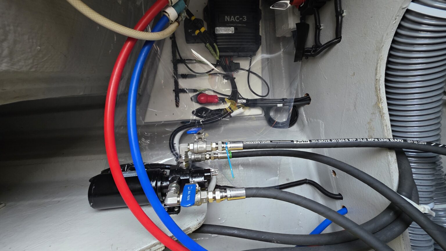 A second auto pilot was installed. Just in case the old one fails