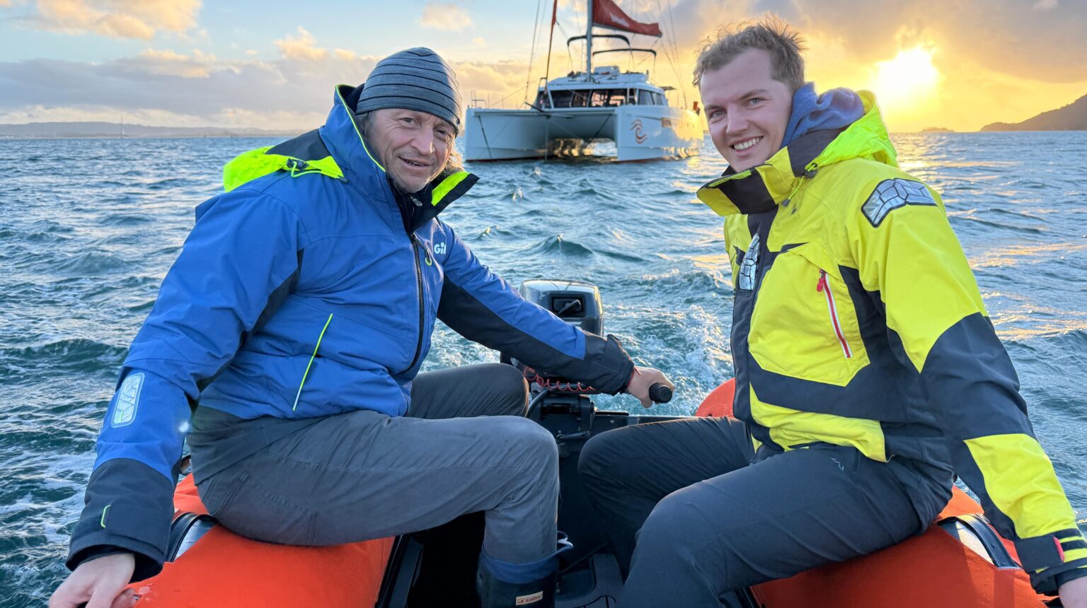 but it is not too cold to go sailing :-)